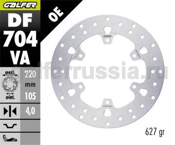 Тормозной диск для мотоциклов спорт/город DF704VA перед или зад