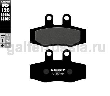 Городская тормозная колодка FD128G1054 перед