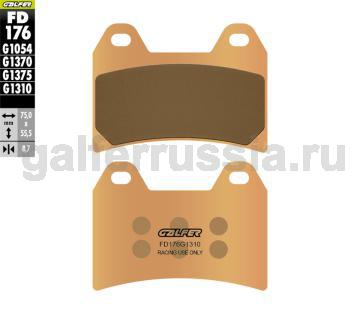 Профессиональная спортивная тормозная колдока FD176G1310 перед