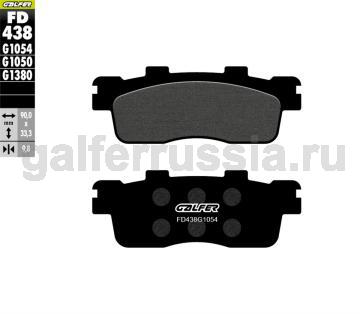 Городская тормозная колодка FD438G1054 зад