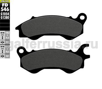 Городская тормозная колодка FD546G1054 перед